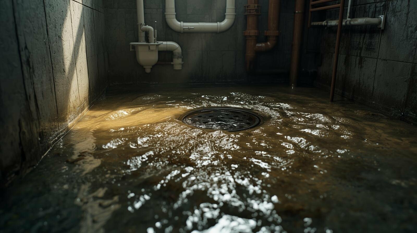 Зворотний рух води у зливі як ознака серйозного засмічення